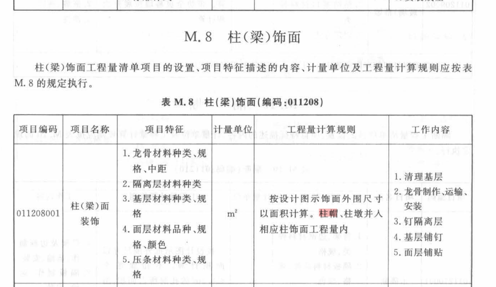 柱帽