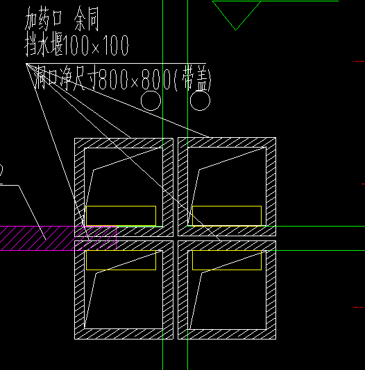 这个挡水堰用什么画