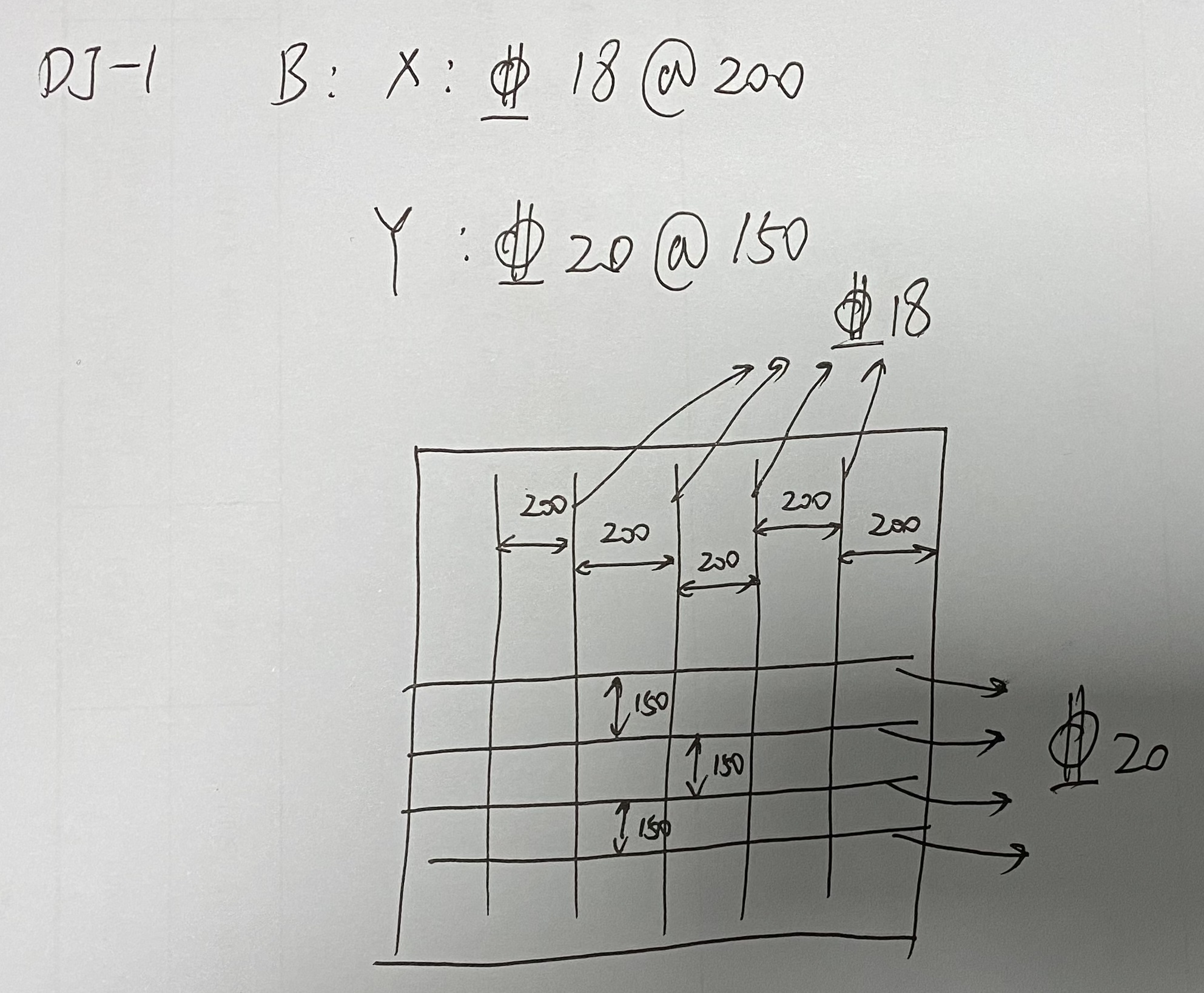 独立基础底部钢筋x,y怎么区别?大佬们看看我画的对吗