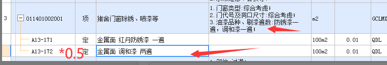 套定額
