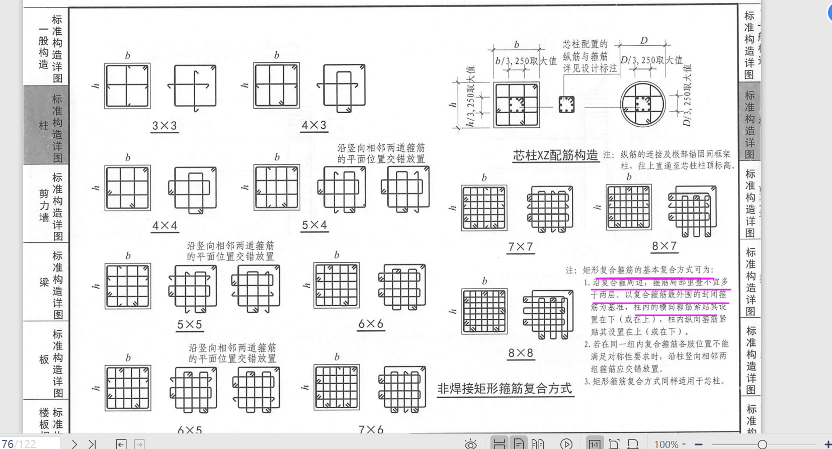 老师们什么是复合箍筋什么是非复合箍筋