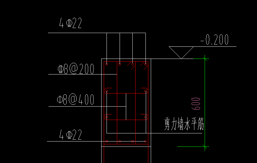 这个暗梁怎么配筋