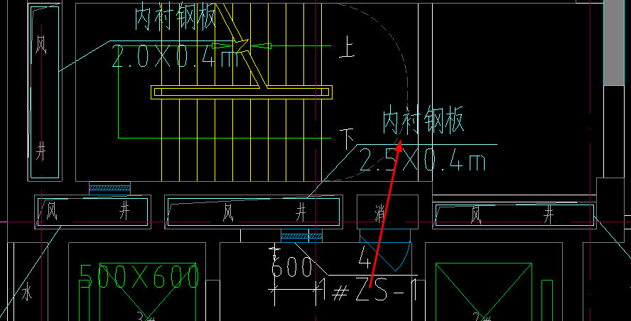 这个风井里面的内衬钢板作用是什么