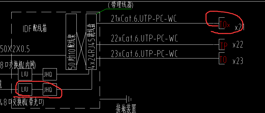 弱电识图问题