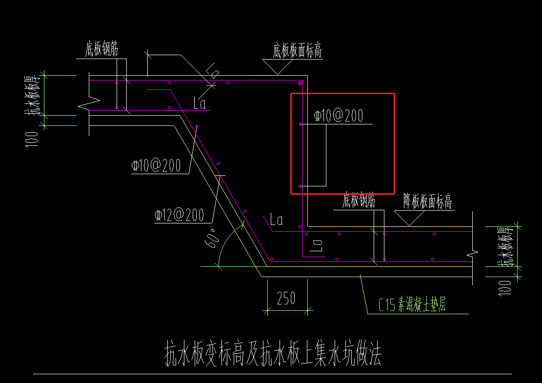 筏板變截面