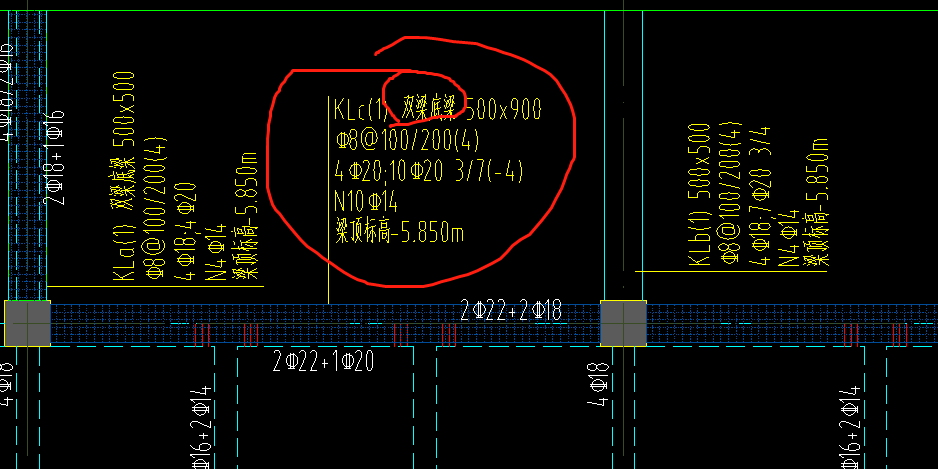 图纸上说双梁底梁是什么意思啊