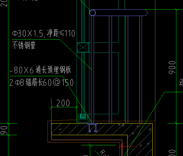 栏杆中的预埋铁件怎么计算