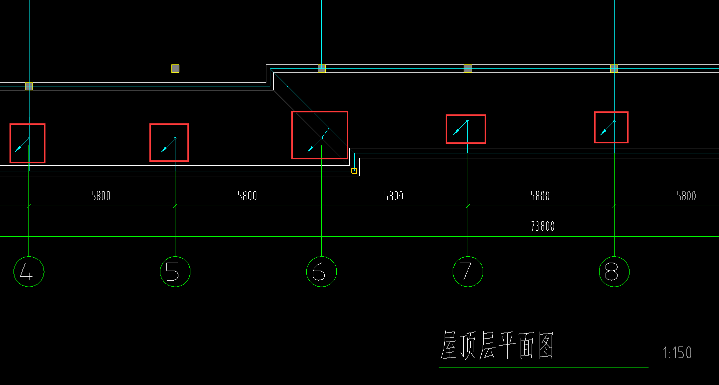 如图,屋顶防雷平面图,这是什么含义