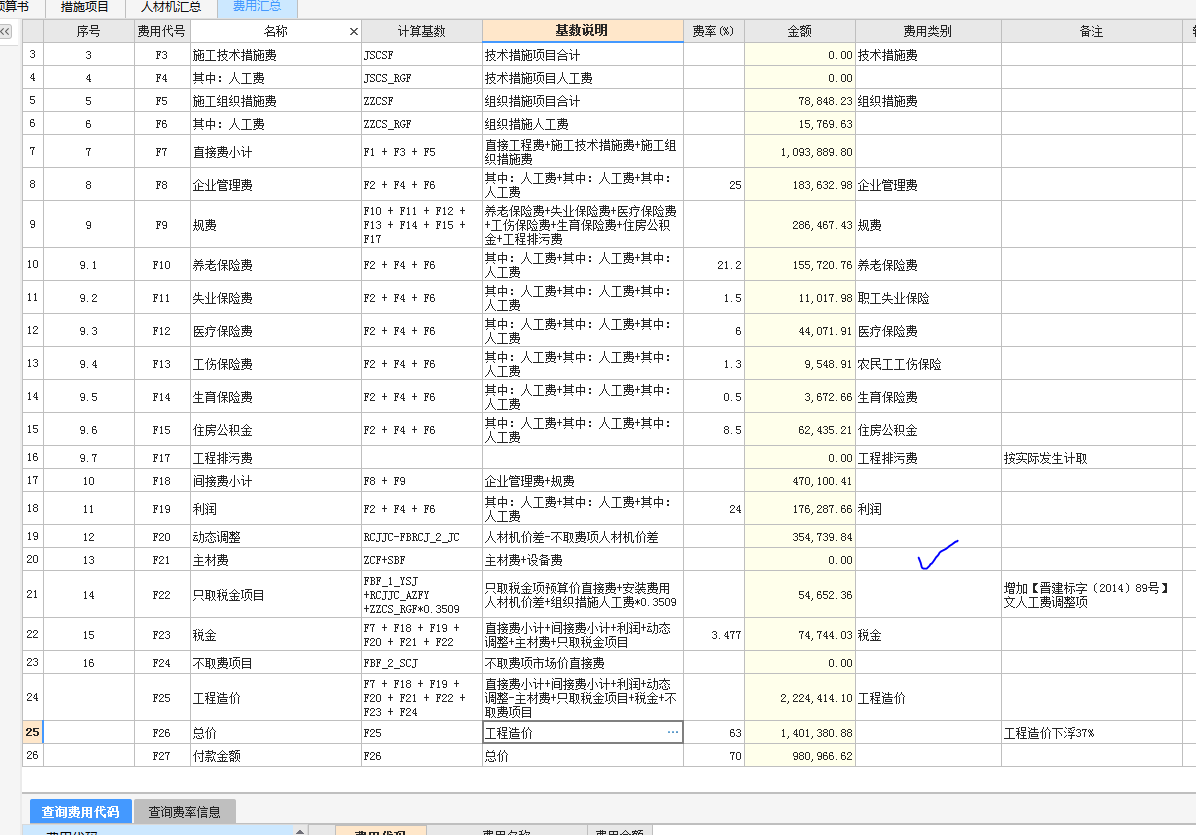 主材費