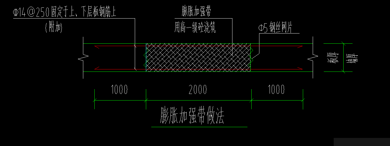 后浇带如何钢丝网