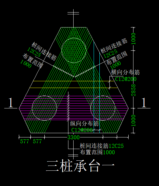三樁承臺