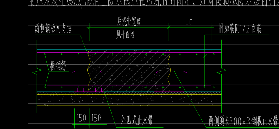 后澆帶