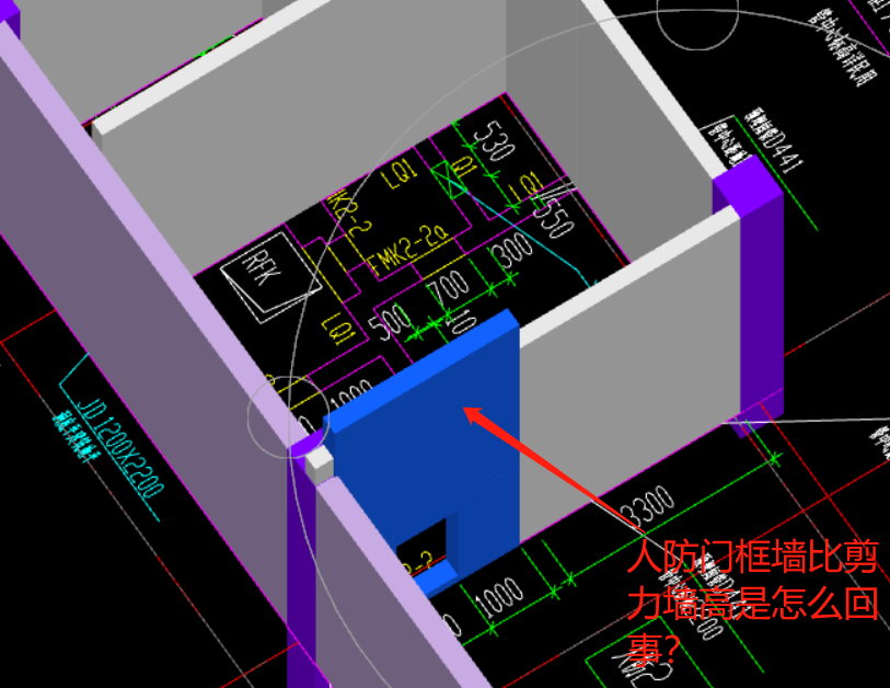 人防门框墙与怎么不能对齐柱边