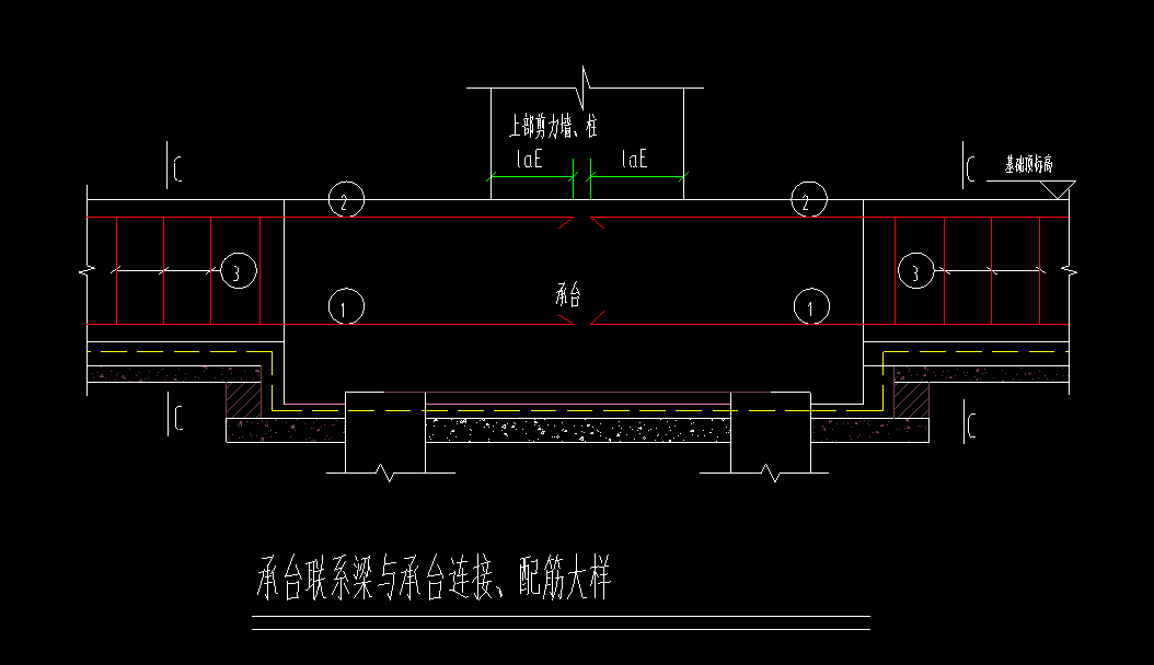 承台基础和联系梁画好后 交接处钢筋不布置怎样设置成