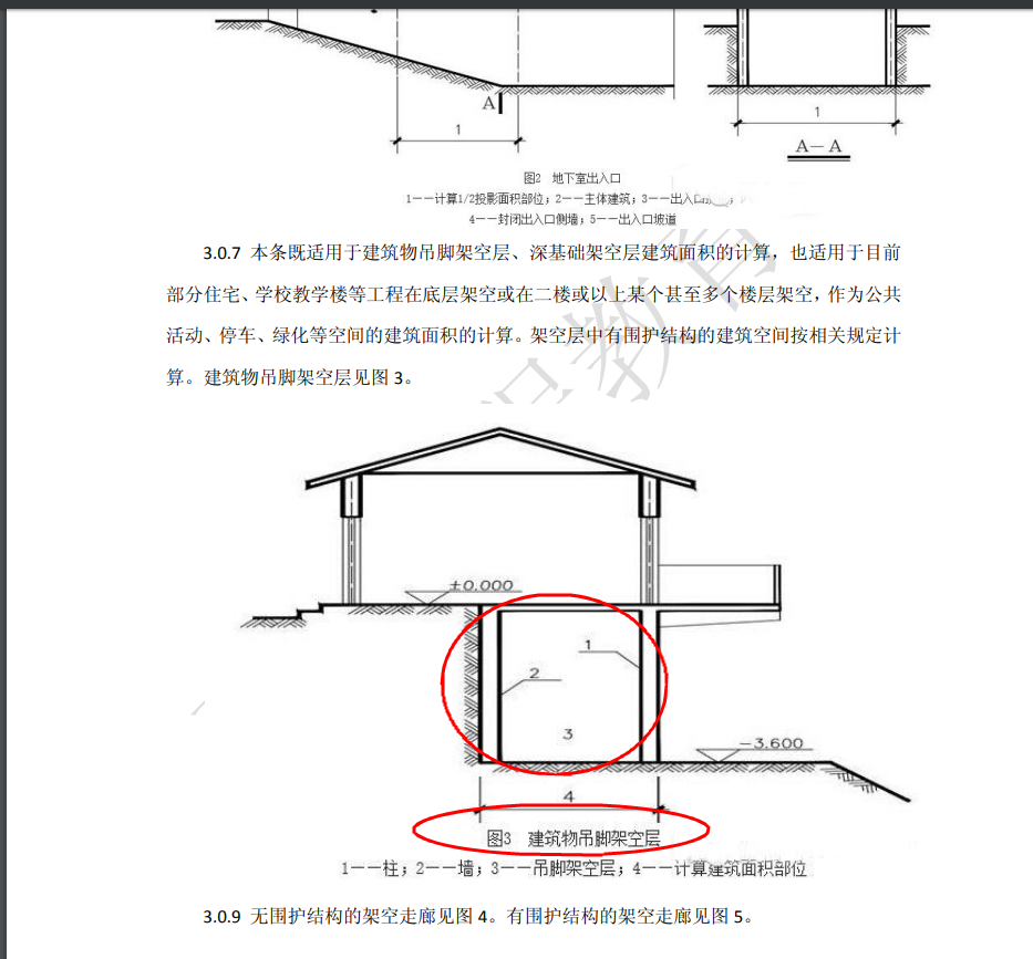 坡地建筑物吊脚架空层的吊脚是什么意思