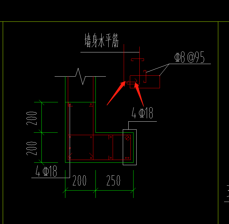 墙水平筋同暗柱箍筋,墙水平筋在暗柱处的钢筋弯锚怎么