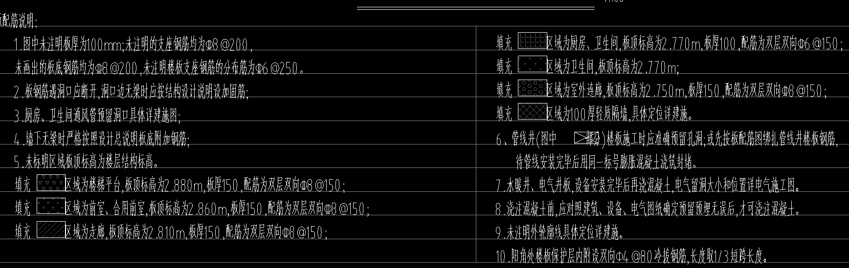 板的鋼筋