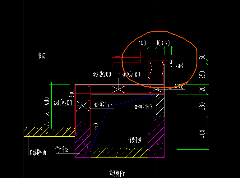 窗台节点布置范围
