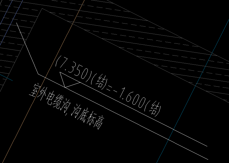 室外配套项目,请问这个标高什么意思?