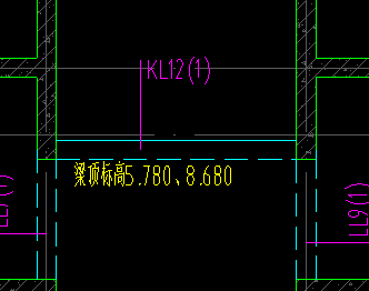 如何理解这个梁的标高两个标高