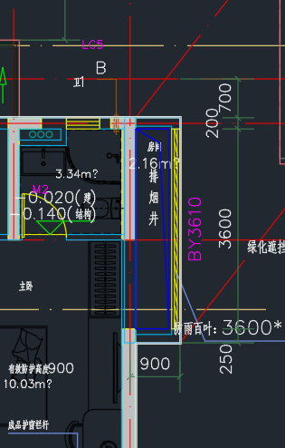 这种排烟井算面积吗