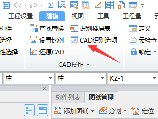 CAD識別選項