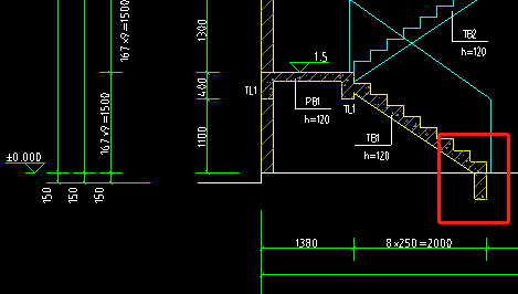 如图分别是楼梯立面梁结施大样图请问立面图中的梁是jl1还是什么梁