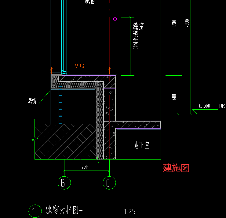 画飘窗看结构图还是建施图