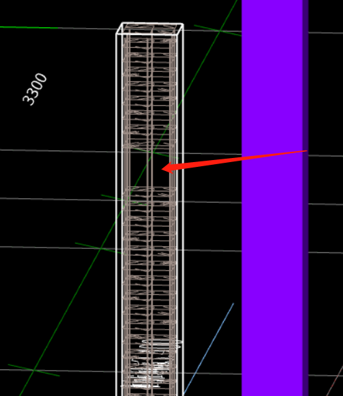 框架柱箍筋出现了断层这是怎么回事这个柱子超过了楼层高度正好在楼层
