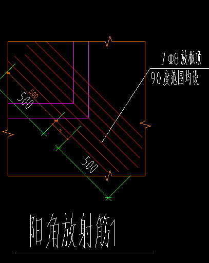 放射筋