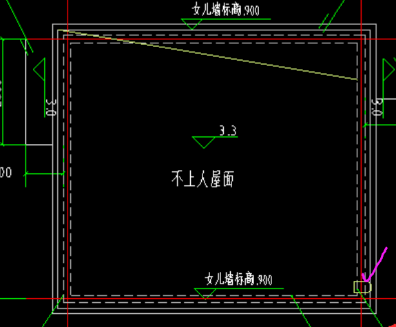 请问请问怎么看屋面雨水管有几根呀