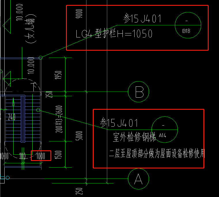 图集15j401室外检修钢梯的工程量怎么计算?