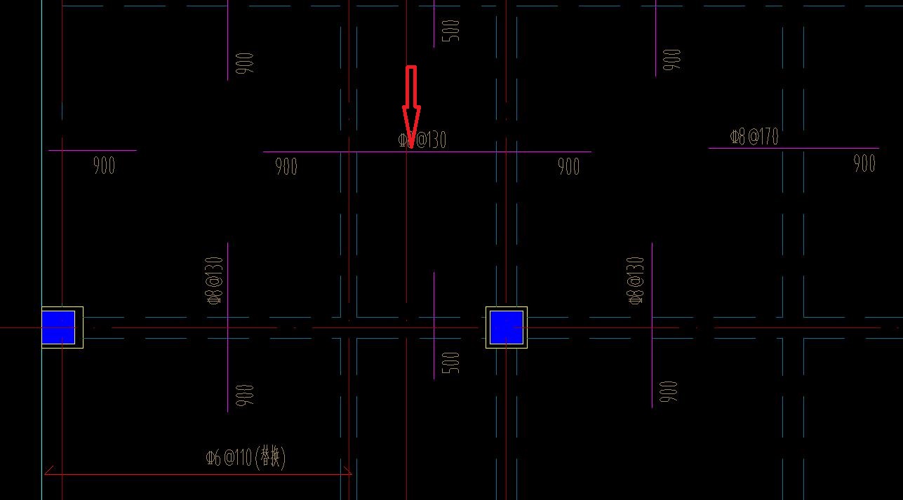 图中这种识别板筋自动识别成跨板受力筋对吗?