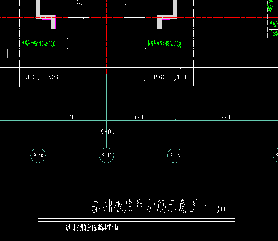 这个筏板的板顶和板底附加钢筋怎么画?都是用负筋吗?