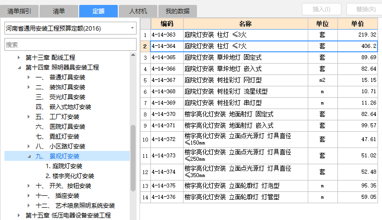 清單與定額