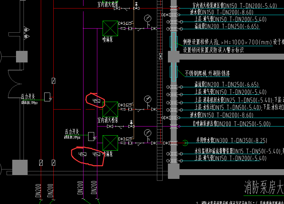 消防泵房图中这个是什么阀门