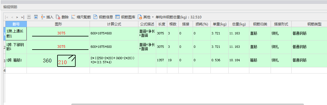 跨長