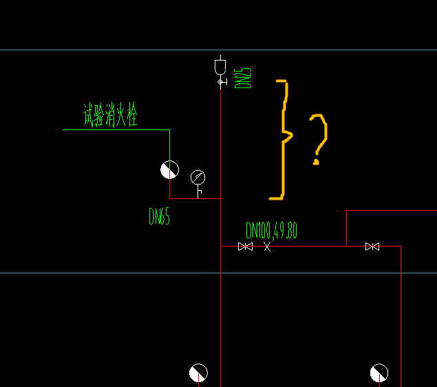 消防管道排气阀这一段管道是dn25还是65100