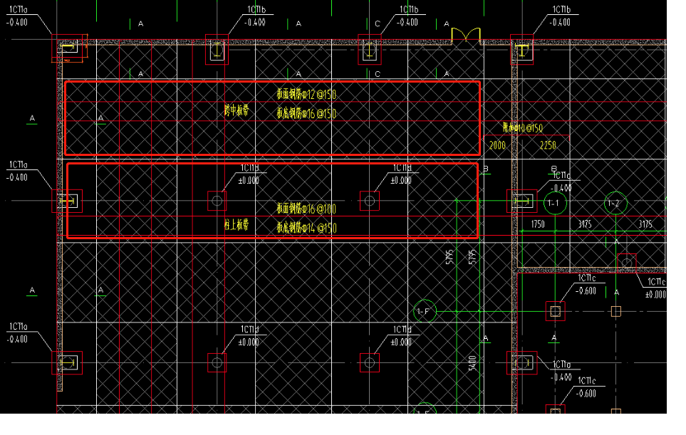 筏板基础上有柱下板带和跨中板带,两者钢筋不一样,怎么布置