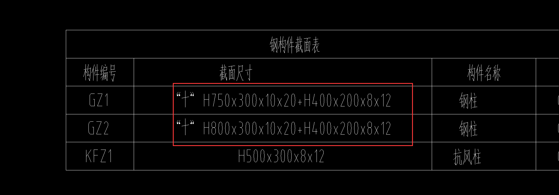 鋼柱規(guī)格