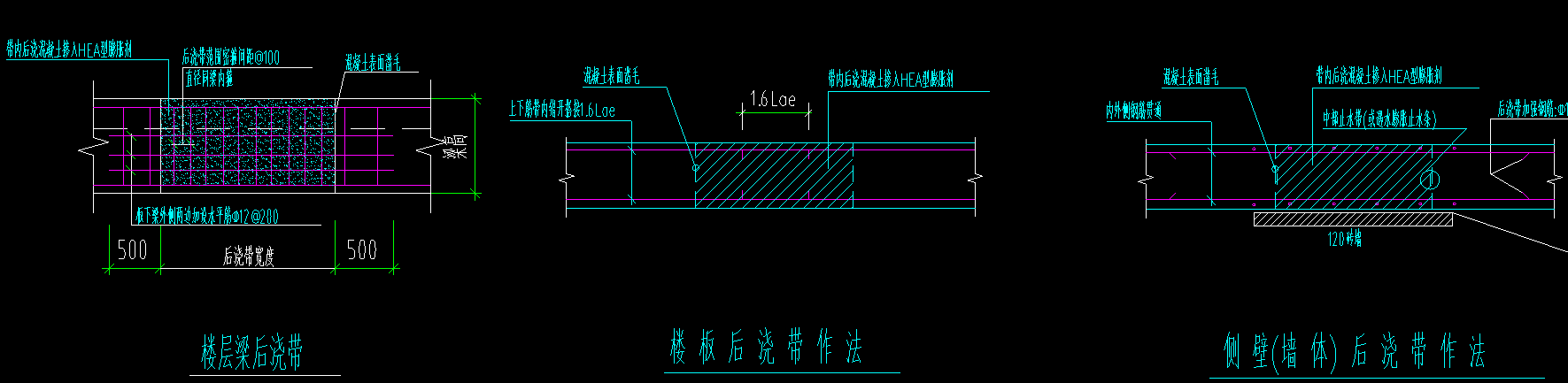后澆帶