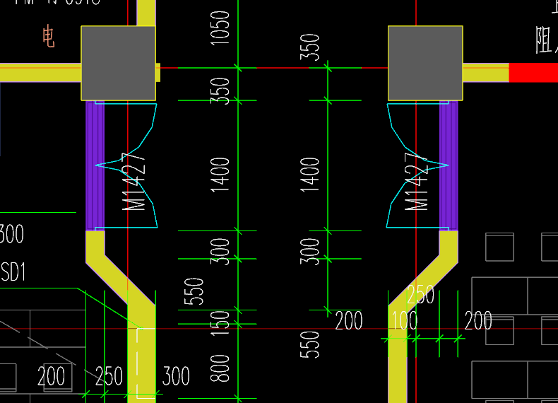 异形墙体怎么布置构造柱就是具体尺寸有可参考的图集吗