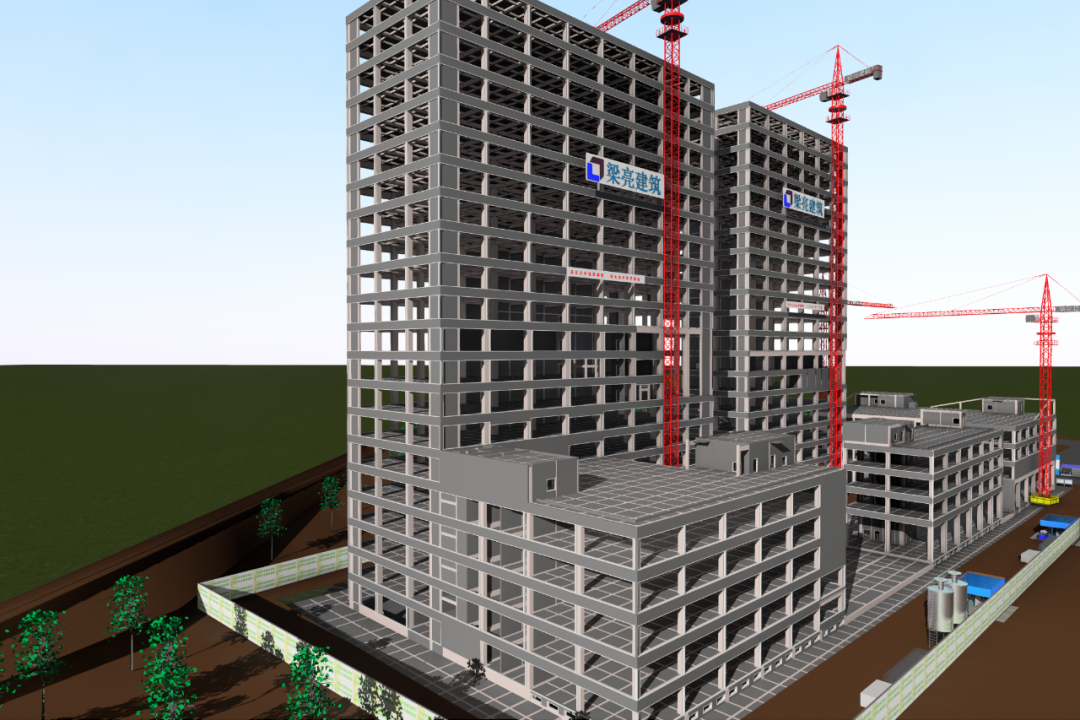 2天搞定10万平bim模型广东梁亮建筑有投标杀手锏