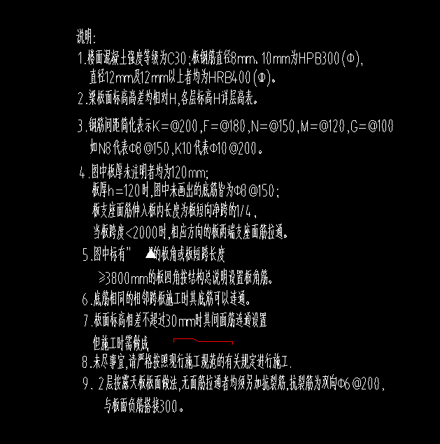 板只有底筋沒有面筋