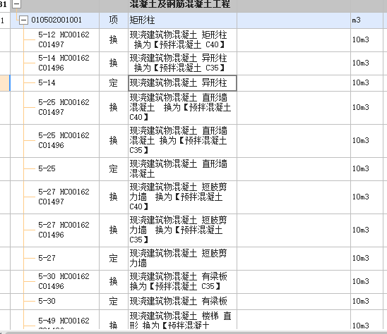 套清單