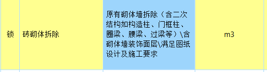 砌體拆除套什么定額