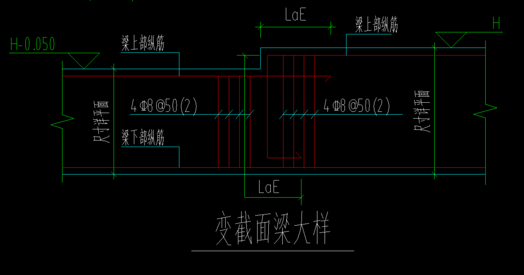 变截面梁两边钢筋怎么设置