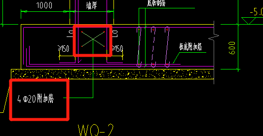 剪力墻底部壓墻筋