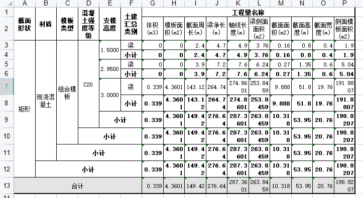 板面積