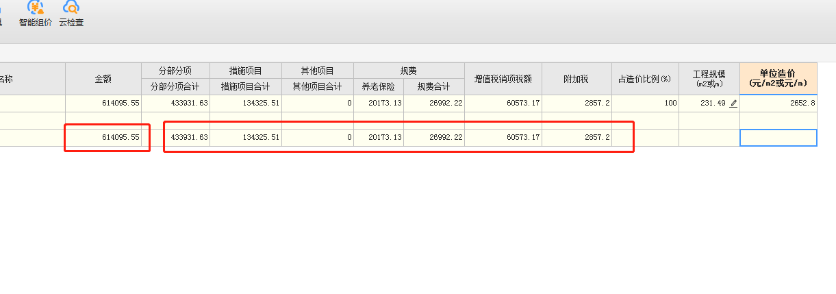 造價分析
